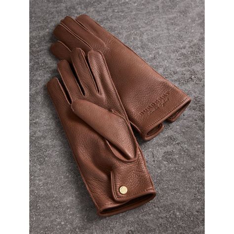 burberry deerskin gloves cheap|Burberry: Brown Leather Gloves .